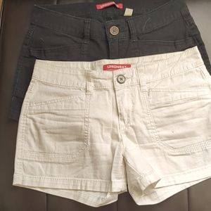 2 Unionbay Shorts Sz 5 Teens
